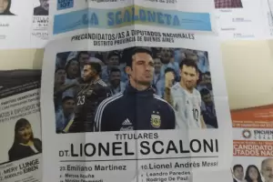 Perlita: Un tuitero puso una boleta de "La Scaloneta" en la urna