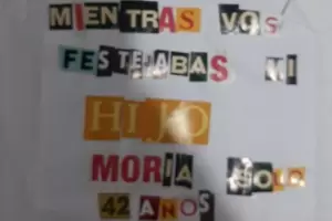 "Mientras vos festejabas, mi hijo mora solo": la historia viral y el mensaje para el presidente