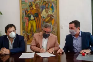 Firmaron convenio para obras de infraestructura agropecuaria en Tinogasta