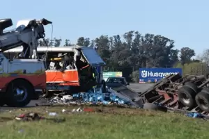 Tragedia: Muri un beb en un choque mltiple y quedaron seis heridos