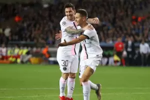 PSG no jug bien y empat con Brujas por la Champions