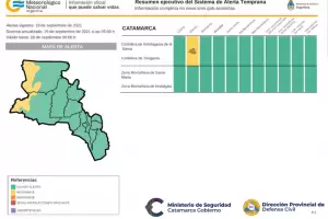 Vientos fuertes: Defensa Civil anuncia una nueva alerta amarilla