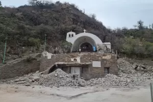 Gruta de la Virgen del Valle: remodelacin y polmica