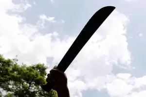 Inseguridad pblica: Portando un machete, delincuente le rob la moto