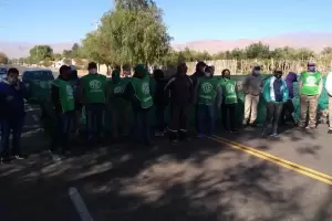 Municipales protestaron en Fiambal