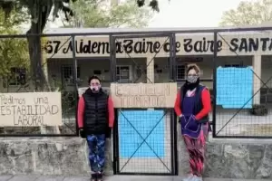 Precarizaci�n en Educaci�n: ordenanzas que tomaron escuela reclaman reuni�n con Centuri�n