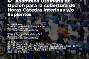 Convocan a la 4� asamblea ordinario de Nivel Secundario