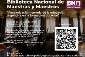 Invitan a realizar una visita virtual a la Biblioteca Nacional de Maestras y Maestros