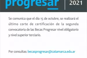 Certificacin de Becas Progresar