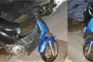 Fray Mamerto Esqui: cayeron de una moto y sufrieron heridas