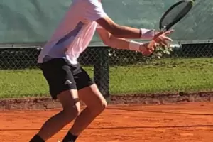Manu La Serna, en el Challenger de Buenos Aires