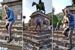 La CGT realizar un acto de desagravio tras el vandalismo al memorial de las vctimas del Covid-19