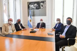 Jalil se reuni con el jefe de Gabinete de la Nacin