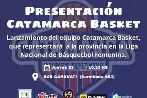 Se presenta al equipo "Catamarca Bsquet"