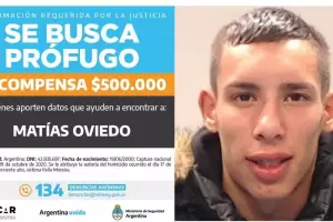 Apresaron a Mat�as Oviedo, un pr�fugo que era buscado por femicidio