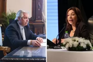Alberto Fernndez le prometi ayuda a la gobernadora Carreras con el conflicto mapuche