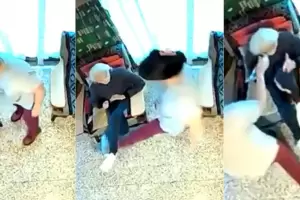 Pate y golpe brutalmente  a una abuela de 100 aos que deba cuidar