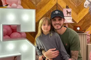 Tras la reconciliaci�n, Wanda Nara y Mauro Icardi celebraron los 5 a�os de Isabella con tem�tica del lejano Oeste