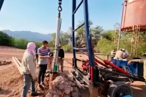 Trabajan en la repotenciacin del servicio de agua en El Salado