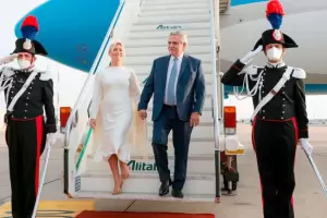 Alberto Fernndez aterriz en Roma para participar del G20 y negociar con el FMI