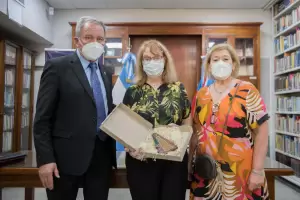 El Vicegobernador recibi a la embajadora de Irlanda