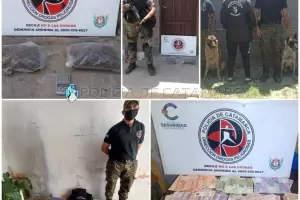 La polica secuestr droga y dinero en distintos puntos de la capital