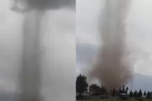 Video: un tornado afect a Taf del Valle, en Tucumn