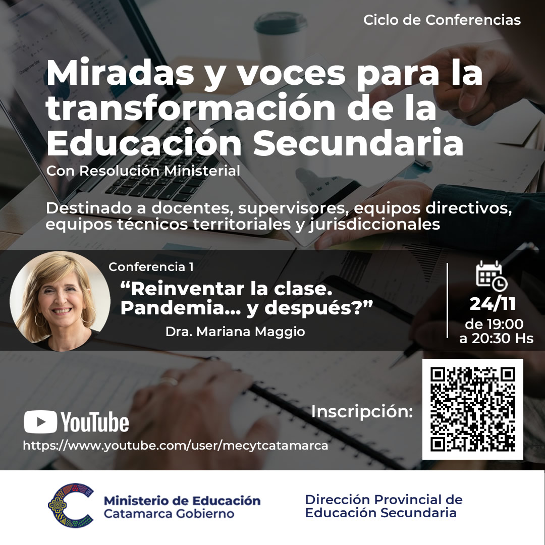 Ciclo de conferencia: Miradas y voces para la transformación de la ...