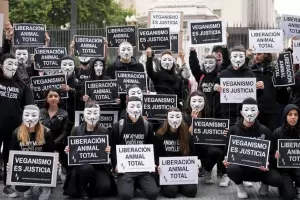 Veganos marcharon en el Da Mundial del Veganismo: buscan visibilizar la cosificacin y explotacin de los animales