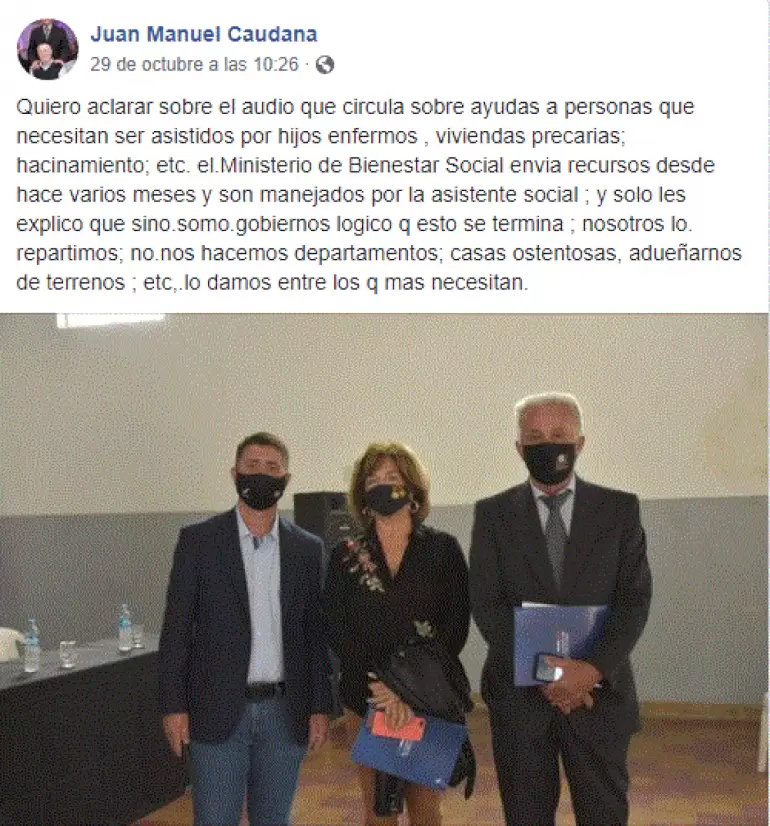 Juan Manuel Caudana - Facebook