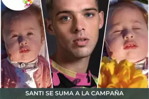 Santi Maratea pidi� ayuda para Madeleine, una nena que necesita un medicamento de 200 millones de pesos