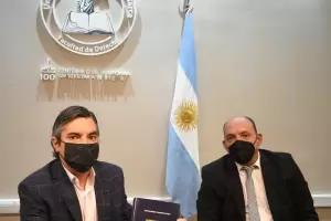 Gonzalo Salerno recibi al presidente de la Corte de Justicia