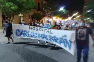 Nueva marcha de los trabajadores del Malbrn: el reclamo del pase a Planta permanente se mantiene