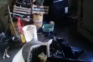 Un hombre sufri quemaduras en el rostro tras incendiarse su vivienda