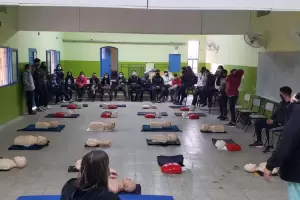 Capacitaron a ms de 600 alumnos del nivel secundario en RCP