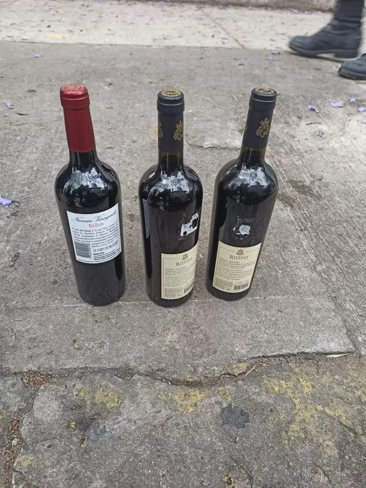 robo 3 botellas de vino