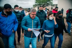 Jalil recorri� el predio del Parque Industrial de Andalgal�