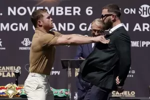 Canelo lvarez y Caleb Plant se enfrentan en La Vegas:  hora y TV