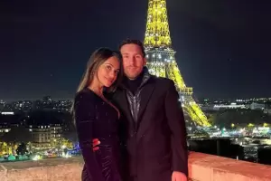 La cita romntica de Messi y Antonela Roccuzzo en Pars: "Te amo"