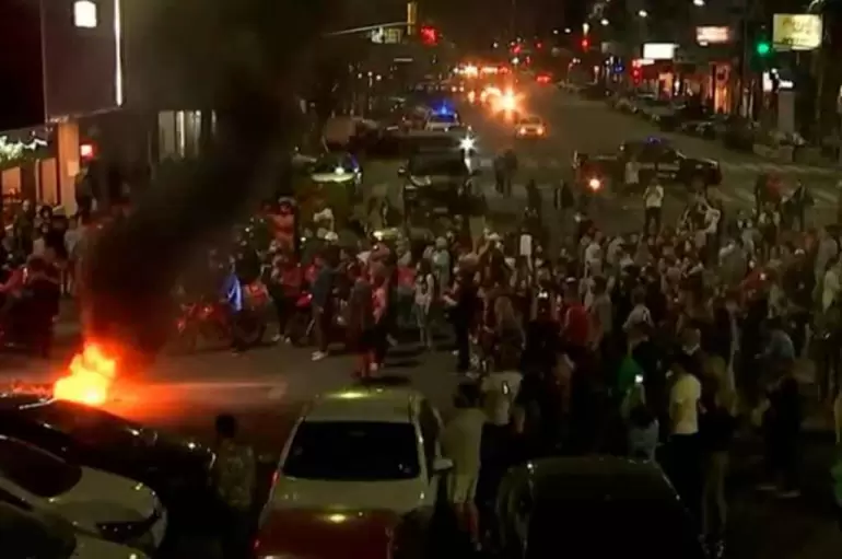 Crimen del kiosquero - manifestacin