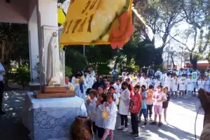 El Hogar Escuela vive una fiesta con la presencia de la Virgen de F�tima