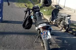 Una nia de cuatro aos result herida en un accidente de moto