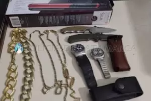 Rob en un comercio y lo aprehendieron con otros elementos sustrados