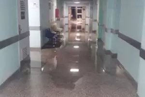 Ms consecuencias de la lluvia: se inund el Hospital de Nios