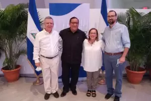 El exlder Montonero, Mario Firmenich, fue uno de los veedores de las elecciones de Nicaragua