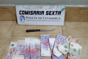 A punta de cuchillo, asalt� a un peat�n