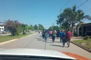 Recreo: protestan por mejoras en el servicio del hospital