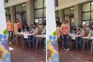 Escndalo en Mendoza: permitieron entrar a cuatro personas juntas al cuarto oscuro para votar