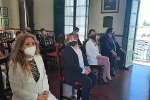 La doctora Elena Berrondo Isi jur como jueza en la Cmara de Apelaciones