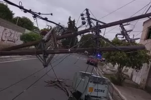 Fuertes rfagas de viento azotaron parte del Valle central